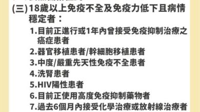 第四劑開打!接種對象資格包含三類族群