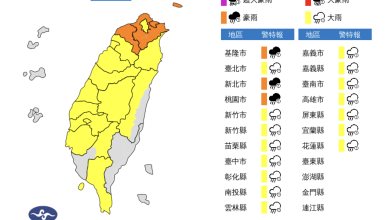 大雨猛灌！15縣市豪、大雨特報　中南部越晚雨越大