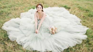 藝人蔡允潔婚紗照流露幸福好身材