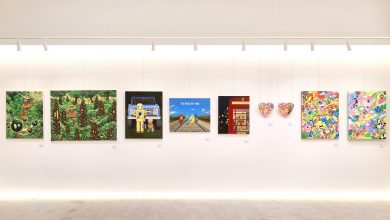 當代新興展示 畫作藝術結合精品車