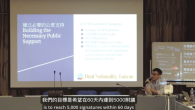 「我深深地愛著並喜歡台灣，但它還不是我真正屬於的國家。」