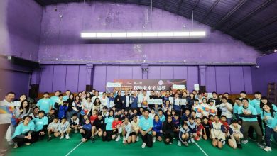 國際扶輪3522地區發揮公益，資助超過36萬新台幣支持全台清寒羽球學子