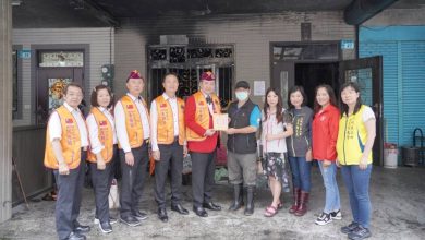 林金結議員攜手300B2區獅子會 關懷三峽火災受災戶 捐贈16萬急難救助金