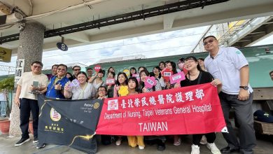 台鐵海風號搭載貴賓  2025護理天使公益專列啓航