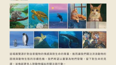 為流浪與傷殘動物發聲  公益畫展11日開幕