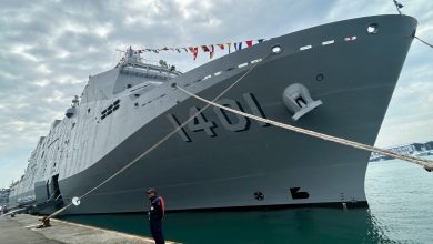 海軍11月22日於高雄新濱碼頭舉辦國防知性之旅營區開放活動