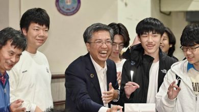 陳振川到基隆高中暢談唐獎與永續發展