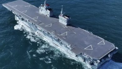 076 型四川號兩棲突擊艦加載大型無人機 將海試電磁彈射