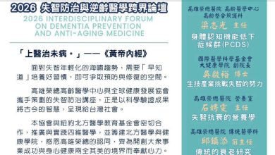 失智防治與逆齡醫學跨界論壇 11日高雄登場