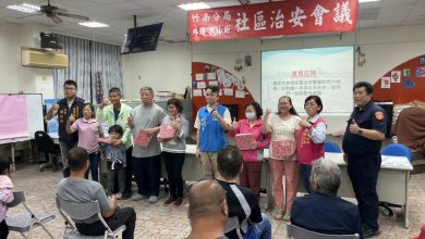 竹南警深入社區辦理治安座談會　強化反詐與交通安全觀念