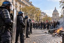 法國數十萬人上街抗議高物價與教育不足、部分城市爆發警民衝突